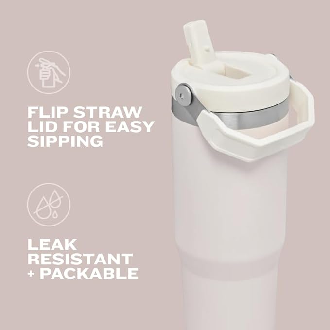 STANLEY IceFlow 2.0 Flip Straw Tumbler, 30 oz, Twilight | Easy Carry Handle | - Image 6