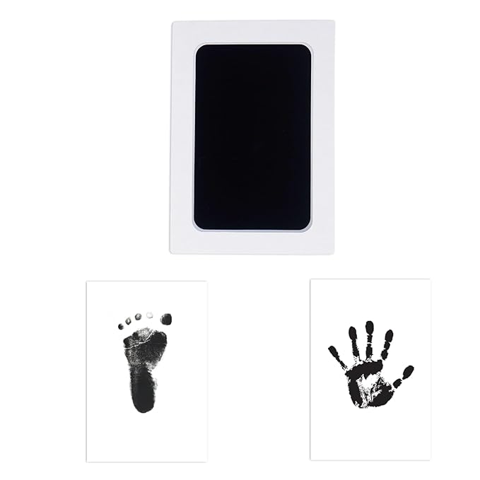1-Pack Clean Touch Ink Pad for Baby Handprints and Footprints, Baby Footprint Kits,Inkless Hand and Footprint Kit,No Mess Ink Pad for Baby Hand and Footprints,Baby Shower Gifts for New Moms