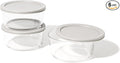 6-Piece Glass Food Storage Containers Set | 4-Cup, Leakproof | Microwave by DuraLiving