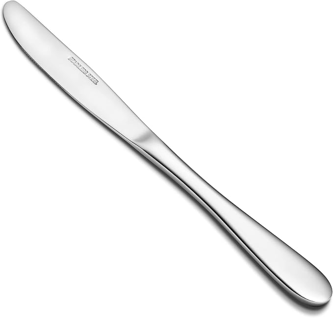 Aebeky 8-Piece Stainless Steel Table Knives, Dinner Knives Set - Image 2