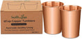 HealthAndYoga™ qCup Pure Copper Tumblers by SoulGenie