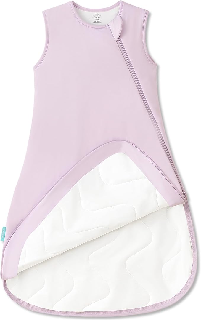 Supersoft Sleep Sack 1.0 TOG, Premium Bamboo Viscose Baby Sleeping Bag 2-Way Zipper Sleep Sack Baby Wearable Blanket
