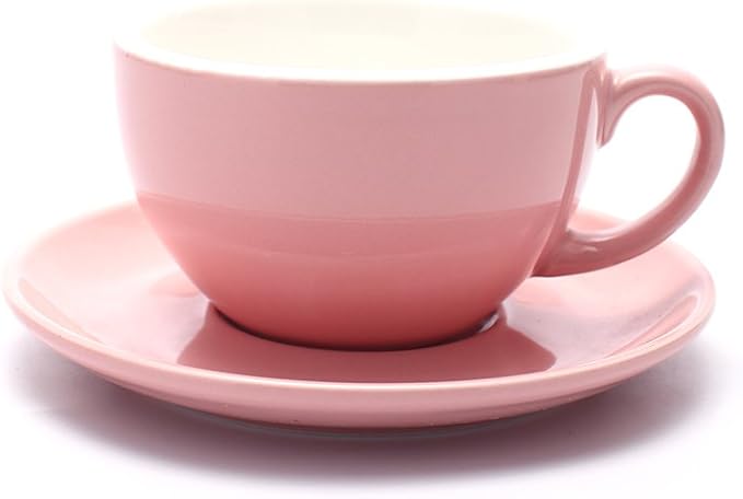 Coffeezone Americano Coffee Cup and Saucer Latte Art Cappuccino Barista Cups by Coffeezone