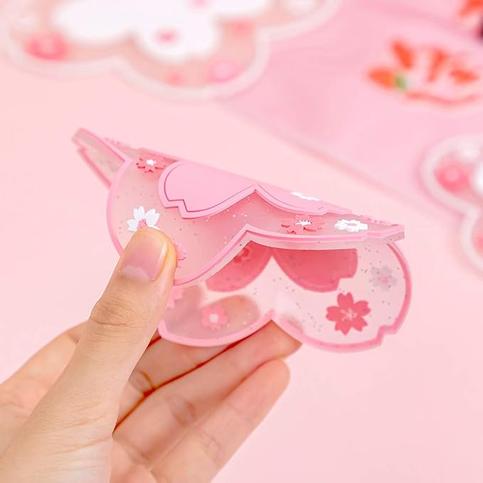 Sakura Coasters Set of 6 Kawaii Cup Mat Anti-Skid Pot Bowl Pad Placemats PVC - Image 5