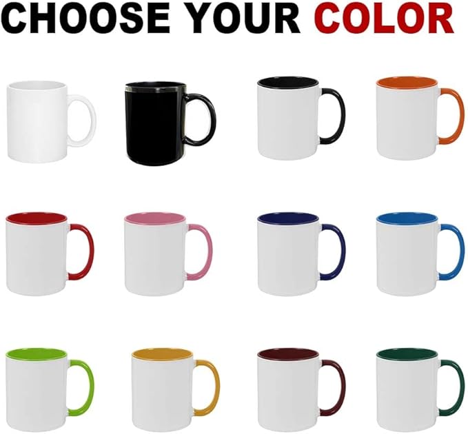 Custom Mug, Customized Photo Coffee Mug Personalized 11 Oz Ceramic Mug with Photo, Taza Personalizadas for Men Women Family