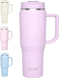 EALGRO 40 oz Tumbler with Handle, Insulated Tumblers with Lid and Straw | by EALGRO