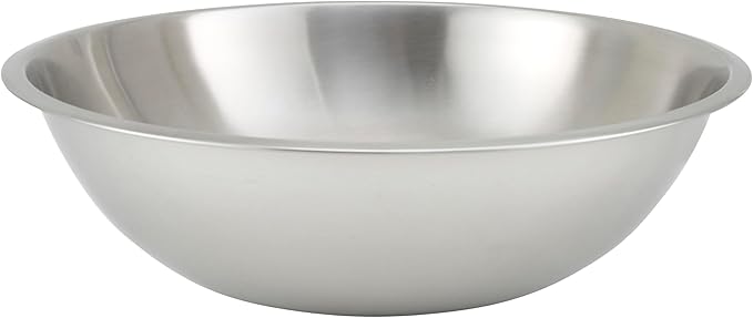 Winco 20 qt Stainless Steel Mixing Bowl | Dishwasher safe, Heavy-duty, by Fonteme
