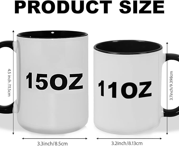 Custom Mug, Personalized Birthday Coffee Mug, Customized 11 Oz Ceramic Mug with Text, Taza Personalizadas for Men Women