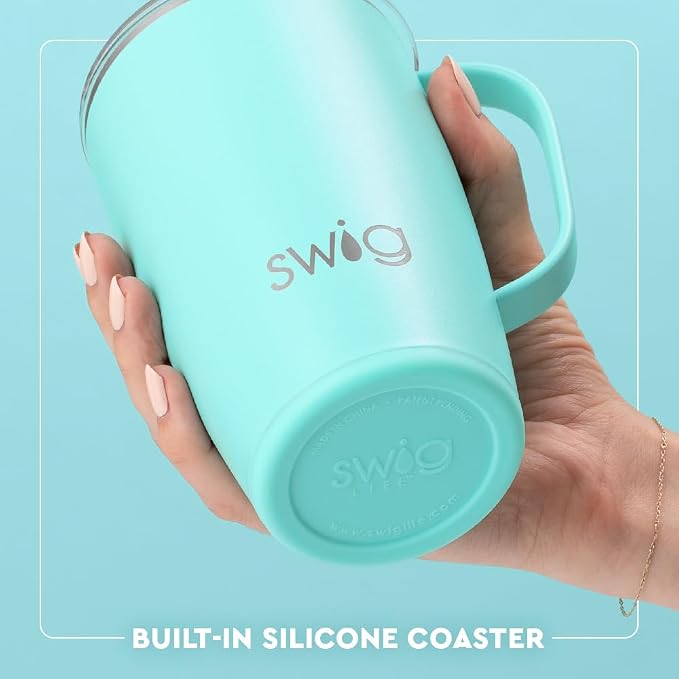 Swig Stainless Steel Insulated Travel Mug, 18 oz, Double Wall Vacuum Sealed - Image 5