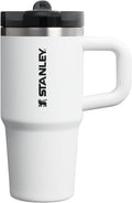 STANLEY Quencher ProTour Flipstraw Tumbler, 14 oz, Chalk | Built-In Straw & by Unknown