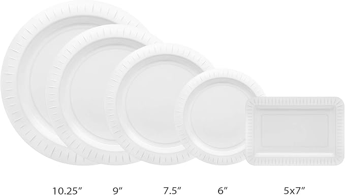 Party Essentials Elegance Quality Hard Plastic 9-Inch Round Party/Luncheon - Image 3