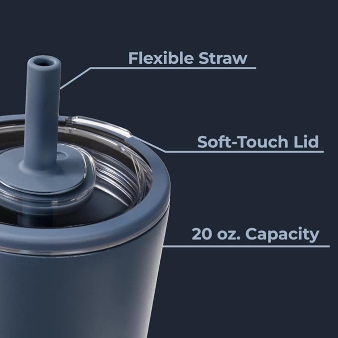 HydroJug Everyday Tumbler 20 oz, Ceramic-Lined Straw Cup - Image 4