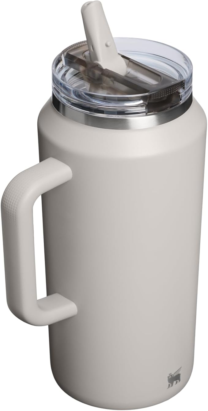 STANLEY Quencher ProTour Flipstraw Tumbler, 64 oz, Ash | Built-In Straw & - Image 3
