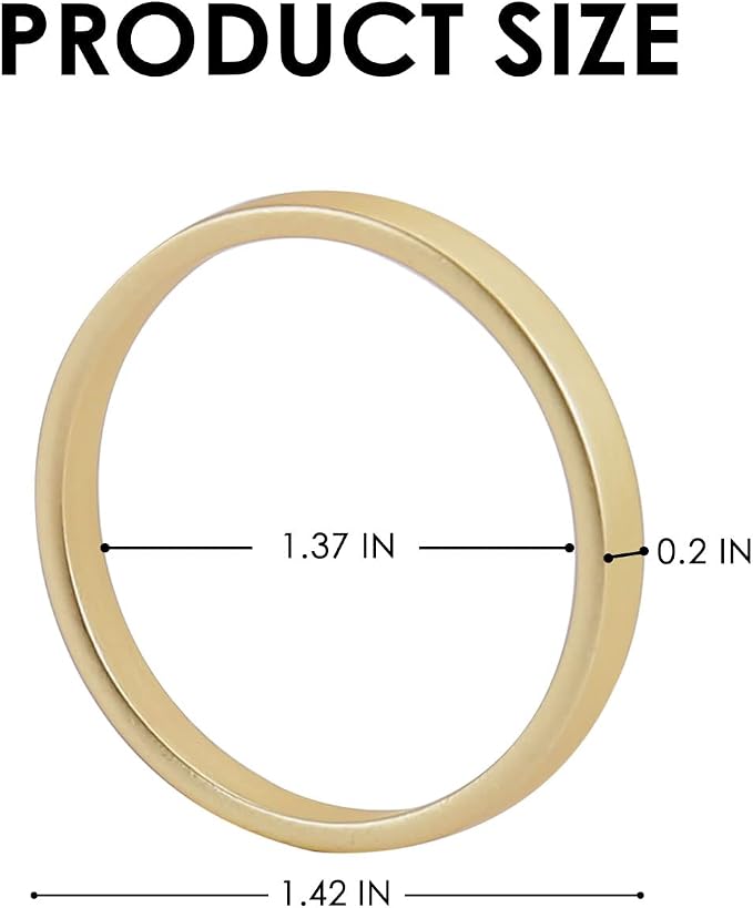 Cuff Brushed Gold Napkin Rings Set of 8, Circle Napkin Buckles Holder - Image 6