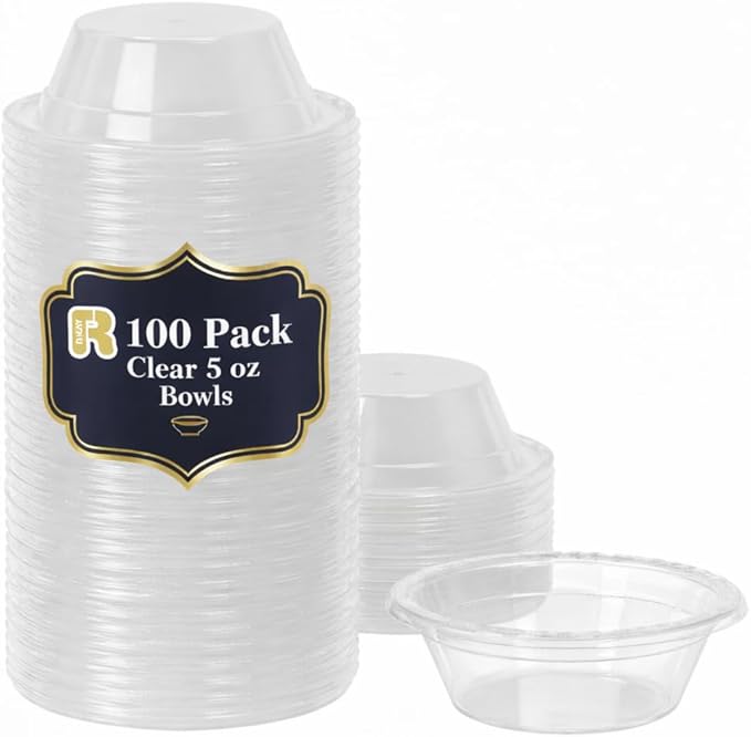 R-kay Clear Small Plastic Bowls - 5 OZ by R-KAY