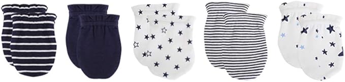 Unisex Baby Cotton Scratch Mittens For Newborn Baby Boys Girls Mittens Accessory 0-6 Months