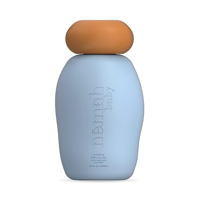 Nemah - Soothing Baby Lotion - Organic Baby Lotion for Sensitive Skin with Actismart Chamomile, Jojoba Oil, & Activera Aloe Vera - Vegan & Cruelty-Free - 9.8 fl. oz.