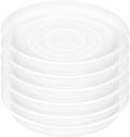 6 Pack of 10 inch Plant Saucer Clear, Heavy Duty Plastic Plant Saucer 10 inch by Bleuhome