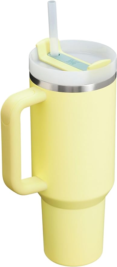 STANLEY Quencher H2.0 Flow State Tumbler, 40 oz, Pomelo | Handle and Straw | - Image 3