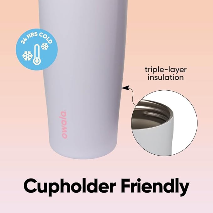 Owala FreeSip Sway Stainless Steel Water Bottle 40 oz Beach House - Image 5
