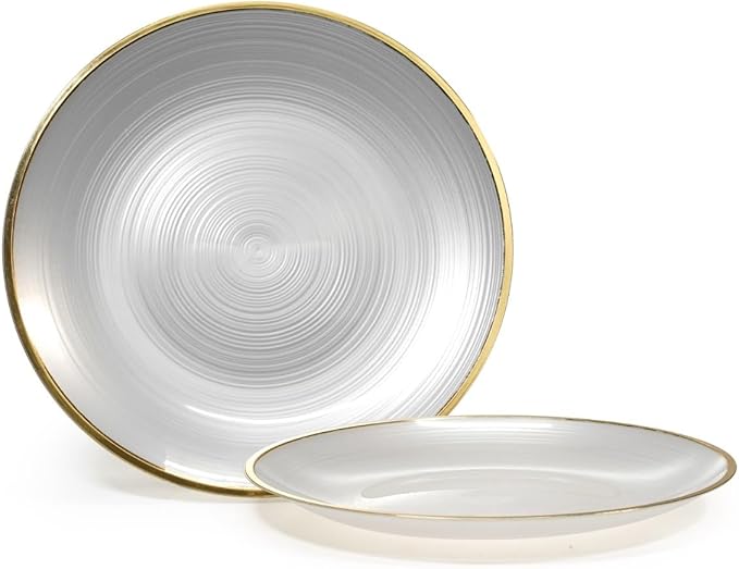 " OCCASIONS " 640pcs set-Wedding Party Disposable Plastic Plate Set -80 x 10'' - Image 3