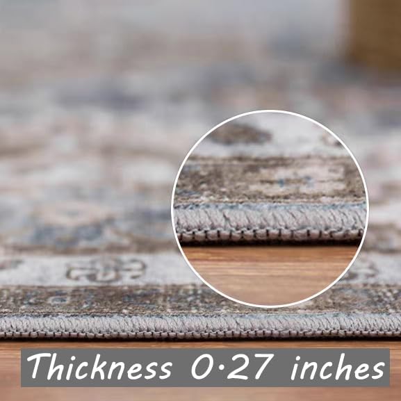 CHAMPLANT Washable Area Rug 5x7 - Image 4