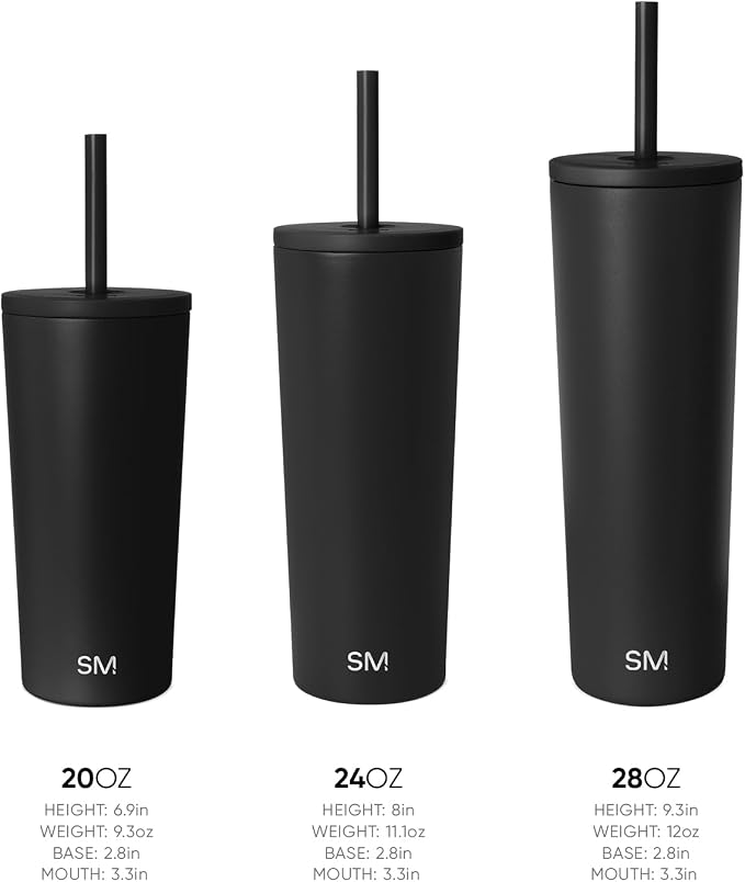 Simple Modern Iced Coffee Tumbler, Insulated | 24oz | Tie Dye | Reusable - Image 3