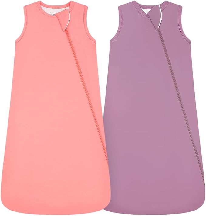 HAPIU Unisex Rayon Made from Bamboo Baby Sleep Sack TOG 1.0, 2-Way Zipper YKK, Wearable Blanket Baby