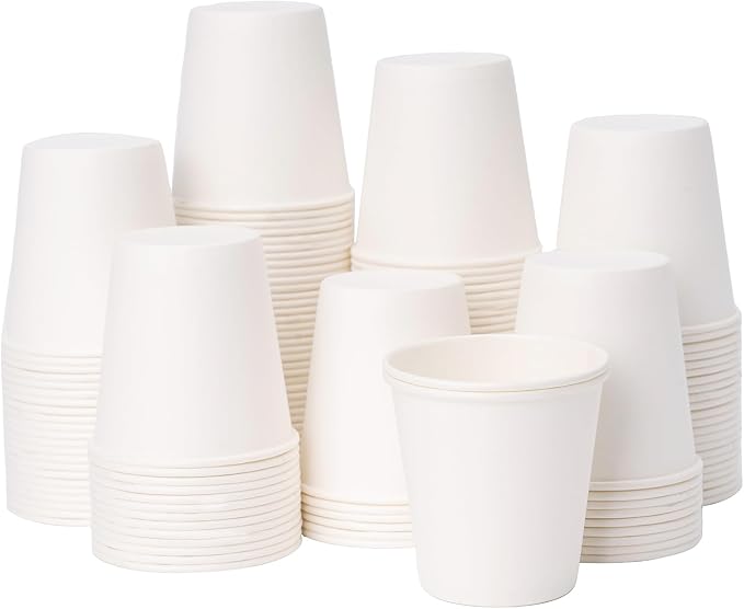 YEEHAW 3 oz 300 Pack Small White Disposable Paper Cups | by YEEHAW