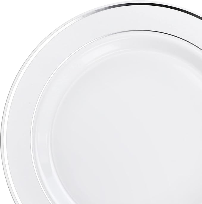 OCCASIONS 40 Pack Disposable Charger Plates 12 Inch, Fancy Heavy Duty | - Image 2