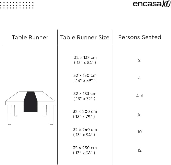 Encasa XO Dining Table Runner 13"x59" | Yarn Dyed Fine Ribbed Cotton | Roma Red - Image 7