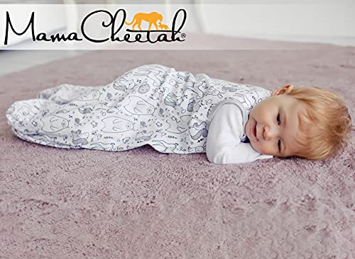 Baby Sleep Sack 1.0 TOG, Organic Cotton Baby Wearable Blanket with Two-Way Zipper, Swaddle Transition Baby Sleeping Bag, All-Season Sleep Sack for Newborn Infant Toddler Boy Girl, 18-24 Months, 1-Pack