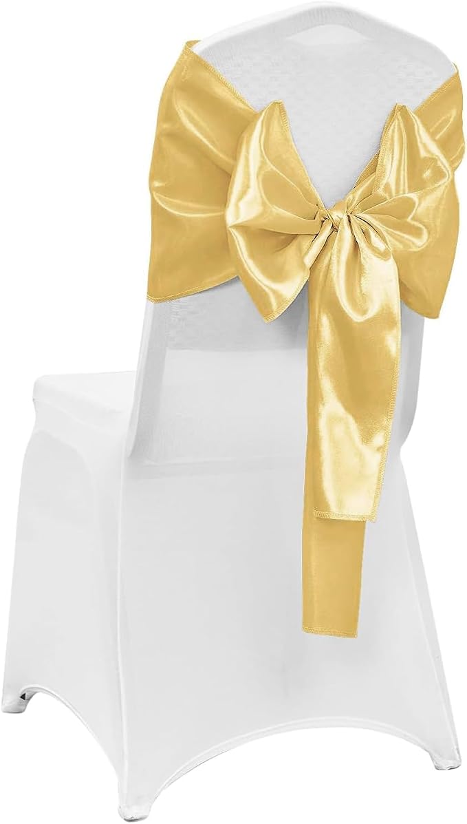 15-Pack Light Gold Satin Table Runner 12 x 108 Inch Long Fuchsia Bright and - Image 5