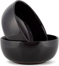 Elanze Designs Bistro Glossy Ceramic 8.5 inch Large Serving Bowls Set of 2 by ElanzeDesigns