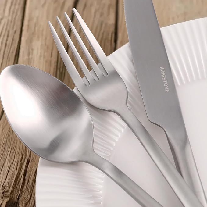 Silverware Set, 20 Piece Flatware Cutlery Set - Image 5