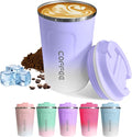 SPLMIFA Travel Coffee Mug Leak-Proof, Reusable Coffee Cups by SPLMIFA