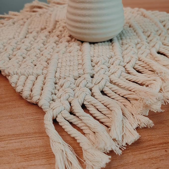 Handmade Cotton Woven Crochet Placemat - Image 7