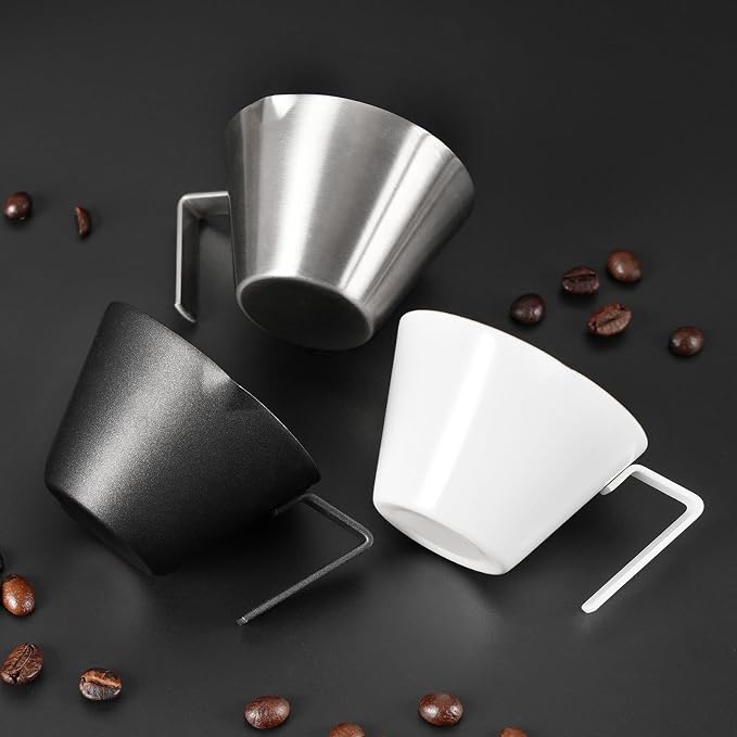 YARRAMATE 10 Pack Stainless Steel Espresso Shot Cup, 3.4oz | Heat Insulated Grip - Image 9