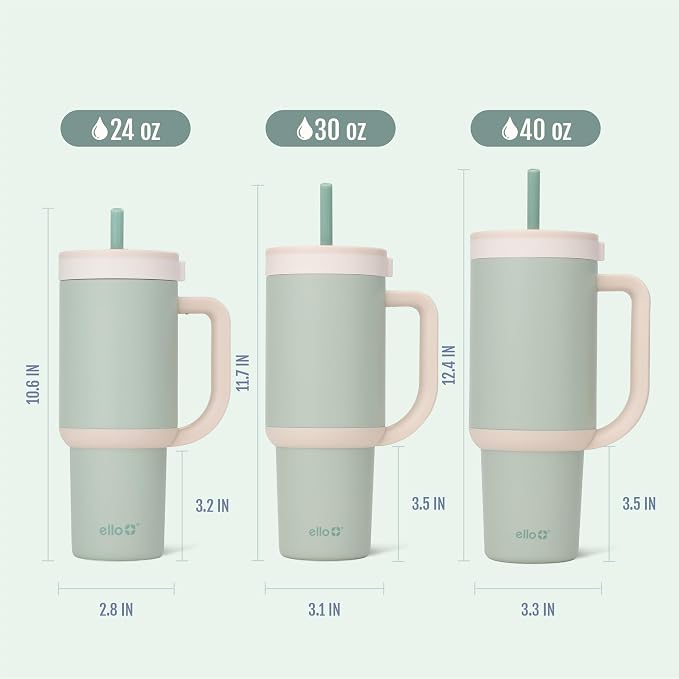 Ello Oasis 30oz Insulated Stainless Steel Tumbler - Image 8