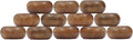 Napkin Rings Set of 12 Handmade Acacia Wood Dining Table Napkin Holder Classic by ARNCRAFT