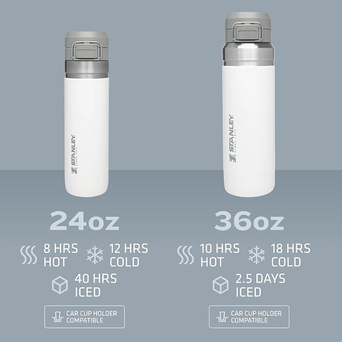 Stanley Quick Flip GO Water Bottle 24 oz, Push Button Lid | Leakproof and - Image 5