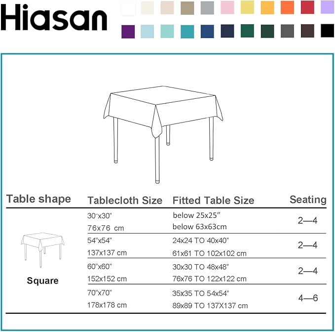 Checkered Square Tablecloth - Image 4