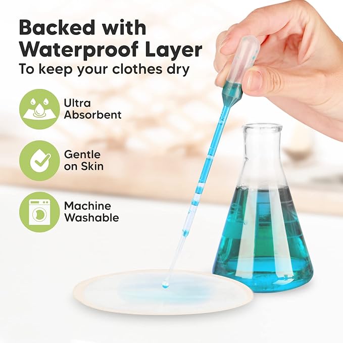 Organic Nursing Pads - 14 Washable Viscose Derived from Bamboo Breastfeeding Pads, Wash Bag, Reusable Breast Pads for Breastfeeding, Nipple Pads for Breastfeeding Essentials(Bare Beige, M 3.9")