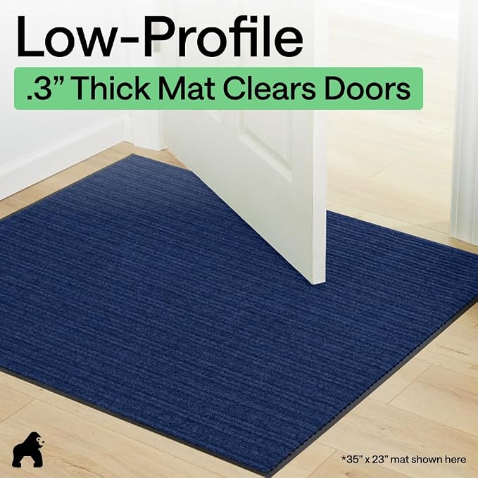 GORILLA GRIP Waterproof Traffic Guard Door Mat, Heavy Duty Entryway Mats - Image 9