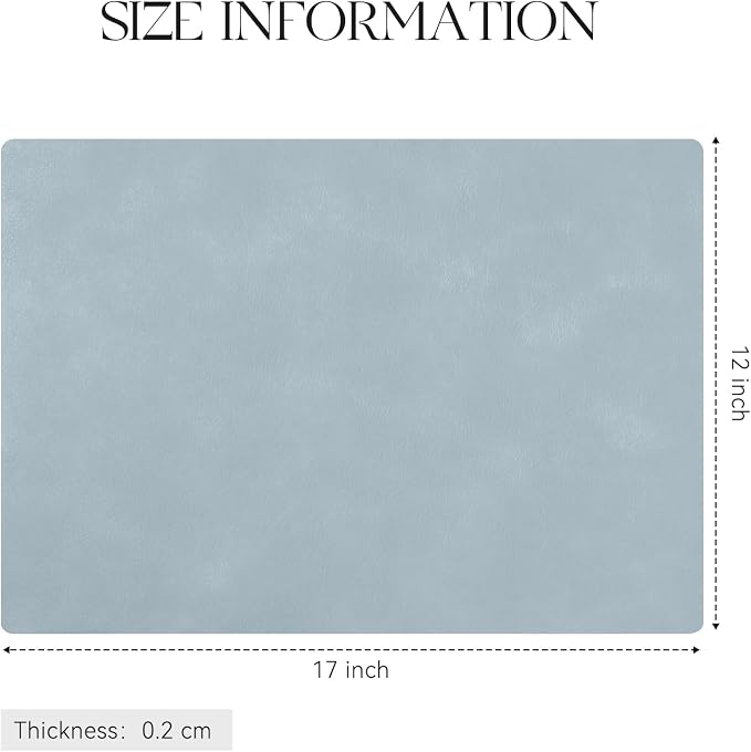MOSAYT Vinyl Placemats Set of 8-12 X 17 Inch - Image 7
