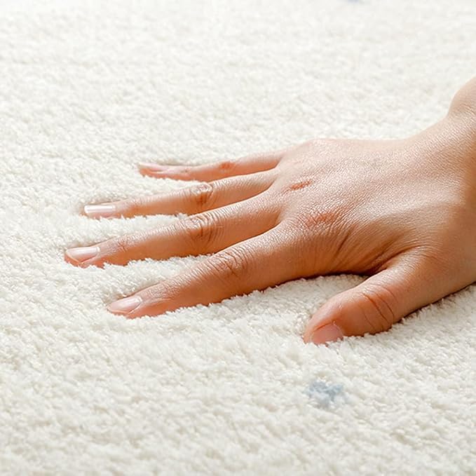 Poowe Sunshine Soft Plush Round Rug - Image 4
