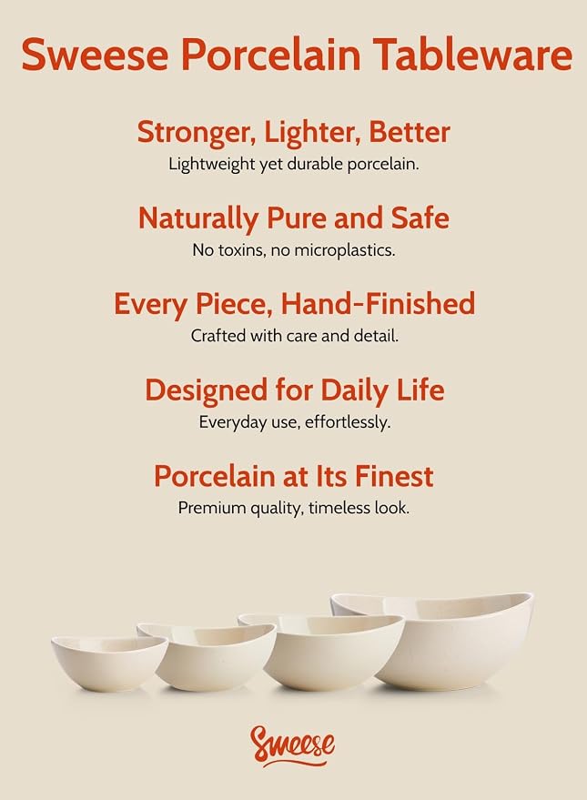 Sweese Porcelain Serving Bowls Set - Image 7