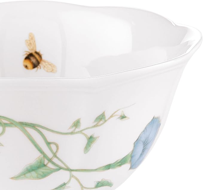 Lenox Butterfly Meadow Porcelain 4-Piece Rice Bowl Set - Image 3