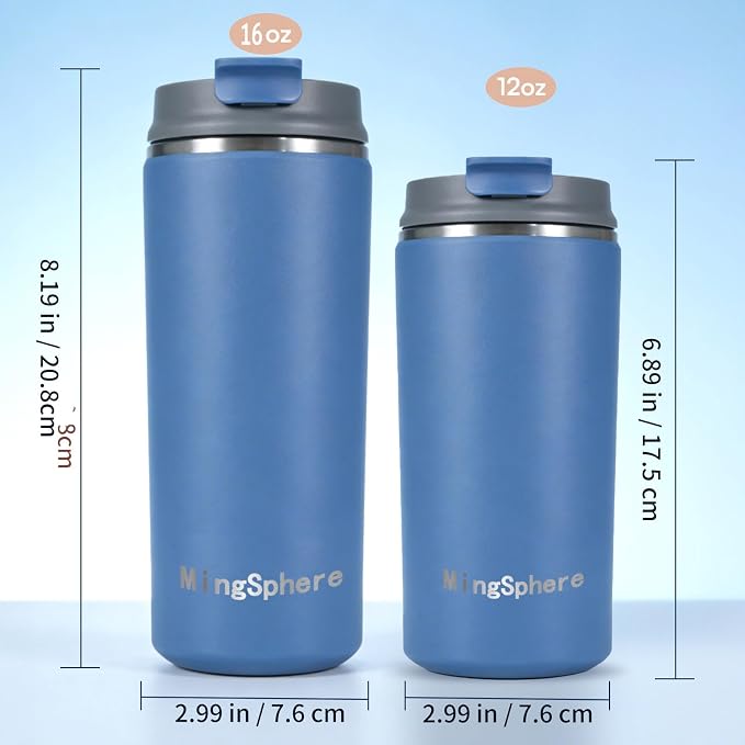 12oz Insulated Stainless Steel Coffee Tumbler - Image 6