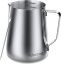 Milk Frothing Pitcher, 66oz Steaming Pitcher Stainless Steel Espresso Machine by Adorever